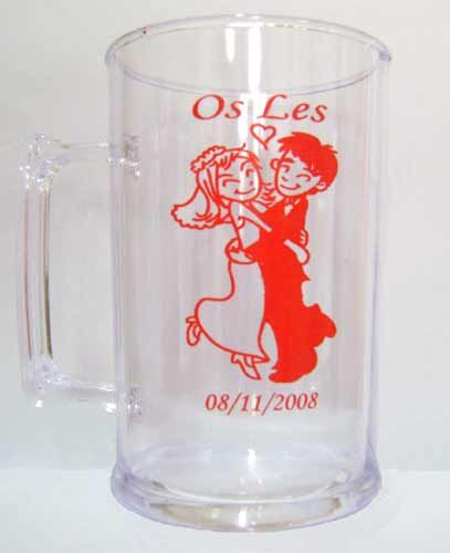 Caneca em acrílico Silk