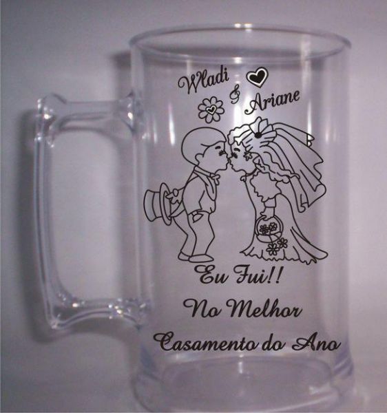 Caneca em acrílico Silk
